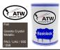 Preview: Fiat, Granite Crystal Metallic, PAU / LAU / 095 / 099: 500ml Lackdose, von ATW Autoteile West.